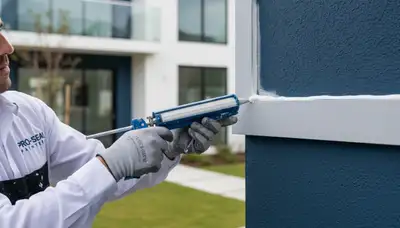 Professional caulking and sealing on Denver home exterior for long-lasting weather protection
