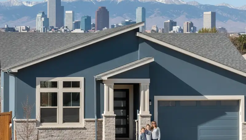 Finished exterior house painting in Denver, CO showing smooth, weather-resistant surfaces and curb appeal