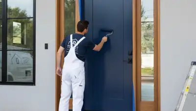 Professional door painting and refinishing service in Denver, CO for exterior and interior home doors