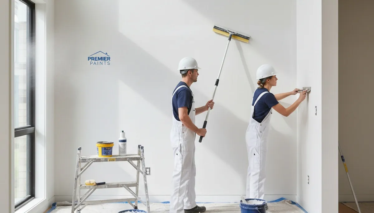 Professional drywall repair and wall restoration in Denver, CO home by expert house painters