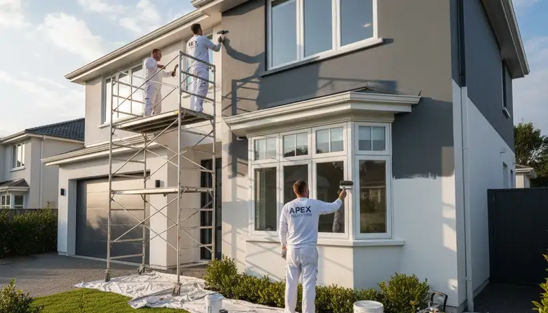 Professional exterior house painting in Denver, CO with durable, weather-resistant coatings