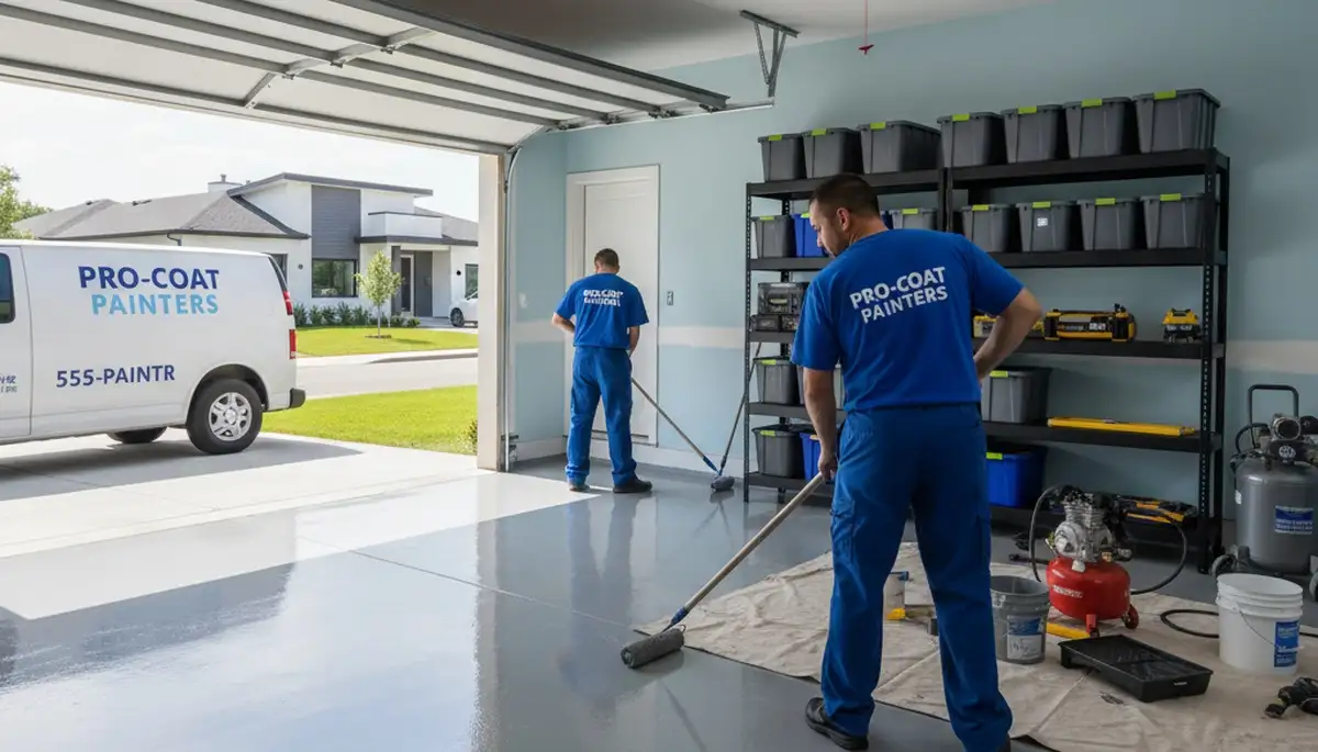 Professional epoxy garage floor coating in Denver, CO for durable residential surfaces