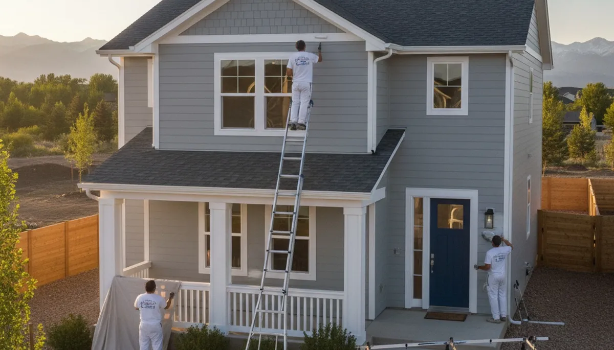 Denver, CO house painting service by professional painters for exterior and interior home painting