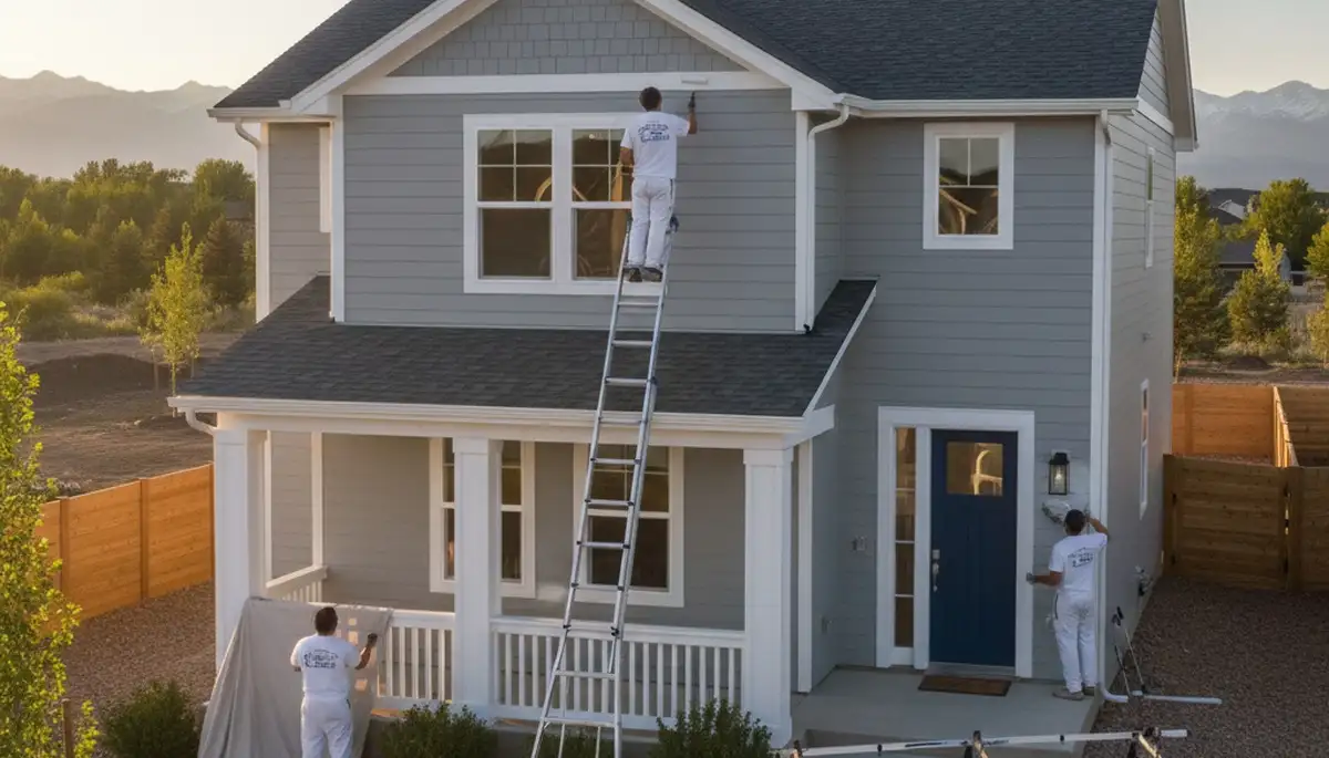 Denver, CO house painting service by professional painters for exterior and interior home painting