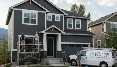 Denver, CO house painting crew providing professional interior and exterior painting services